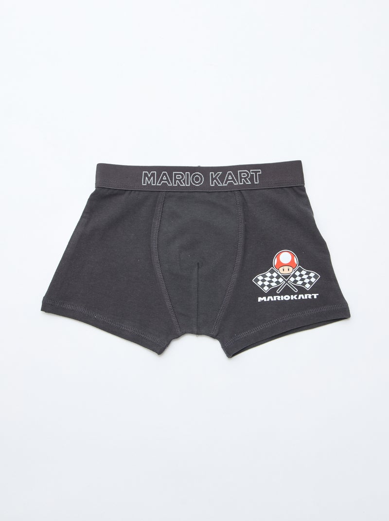 Lot de 2 boxers 'Mario Kart' 'Nintendo' Noir - Kiabi