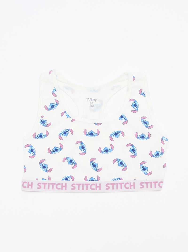 Lot de 2 brassières 'Stitch' Bleu - Kiabi