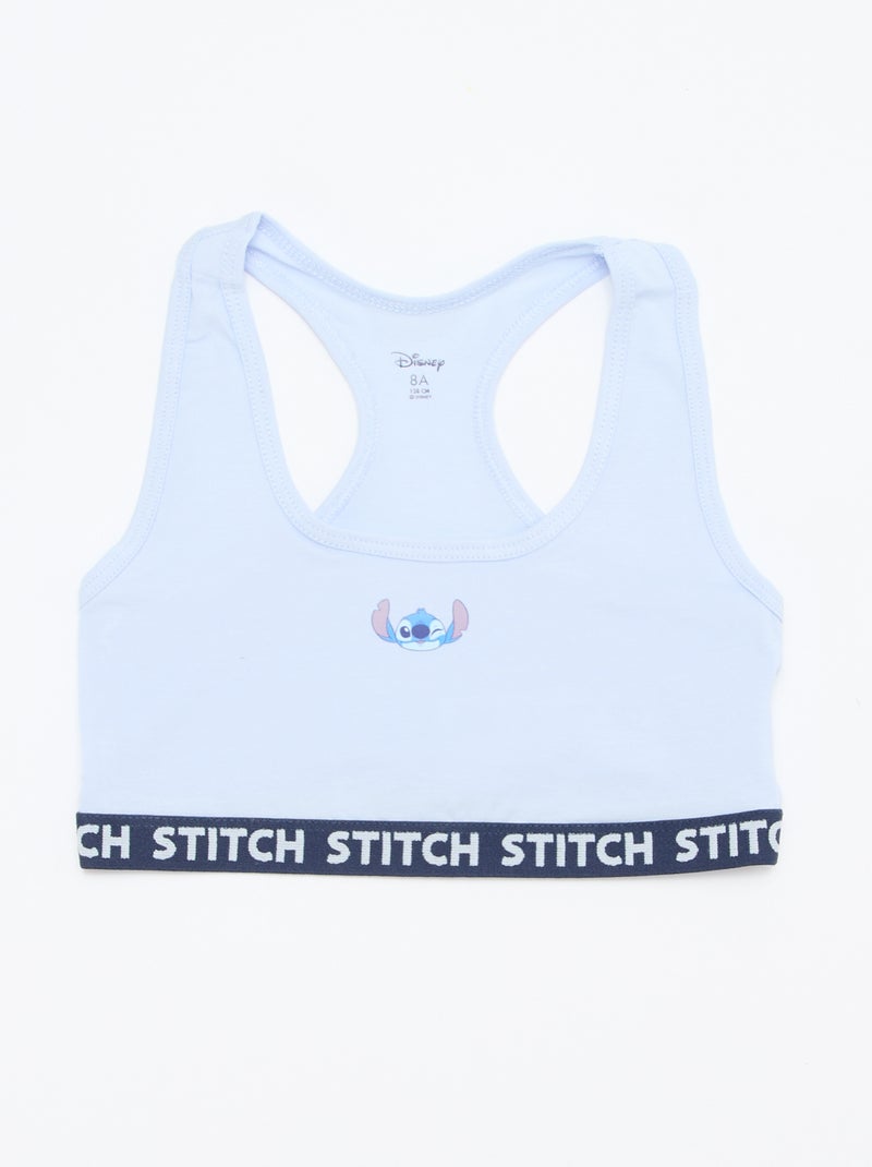 Lot de 2 brassières 'Stitch' Bleu - Kiabi