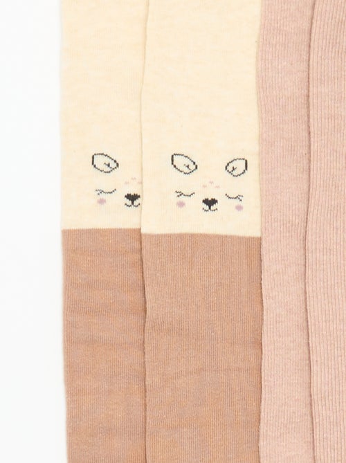 Lot de 2 collants fantaisie - Kiabi Lot de 2 collants fantaisie - Kiabi