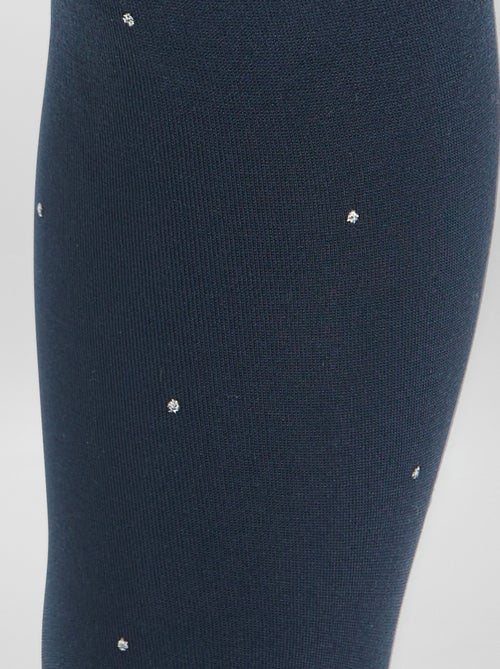 Lot de 2 collants légers fantaisie - Kiabi