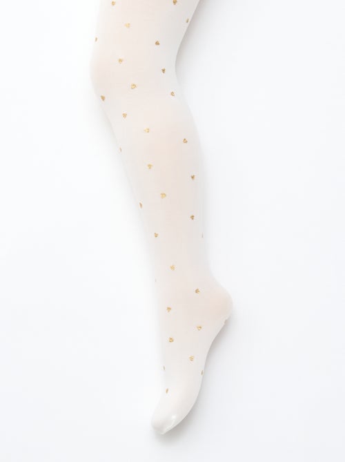 Lot de 2 collants légers imprimés - Kiabi