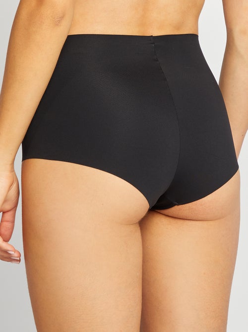 Lot de 2 culottes à taille haute invisible - Kiabi