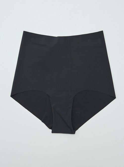 Lot de 2 culottes à taille haute invisible - Kiabi