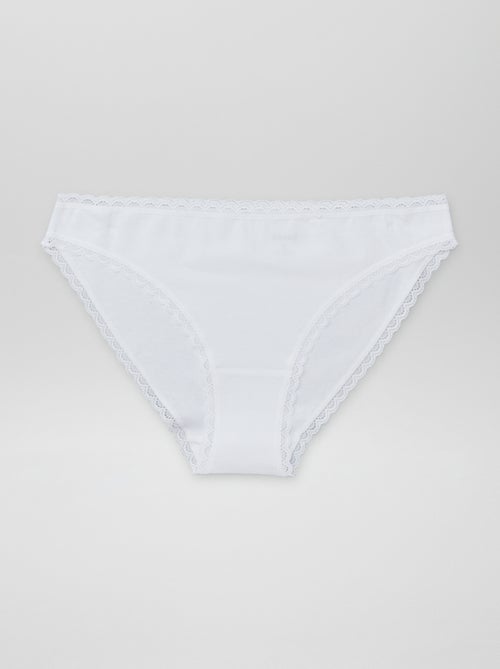 Lot de 2 culottes en coton - Kiabi