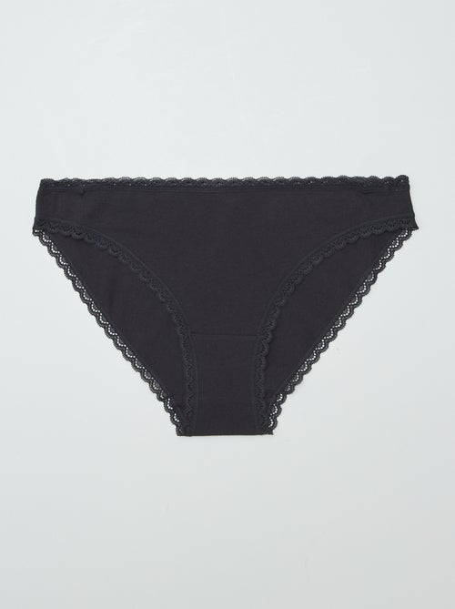 Lot de 2 culottes en coton - Kiabi