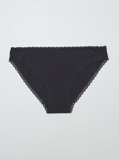 Lot de 2 culottes en coton - Kiabi