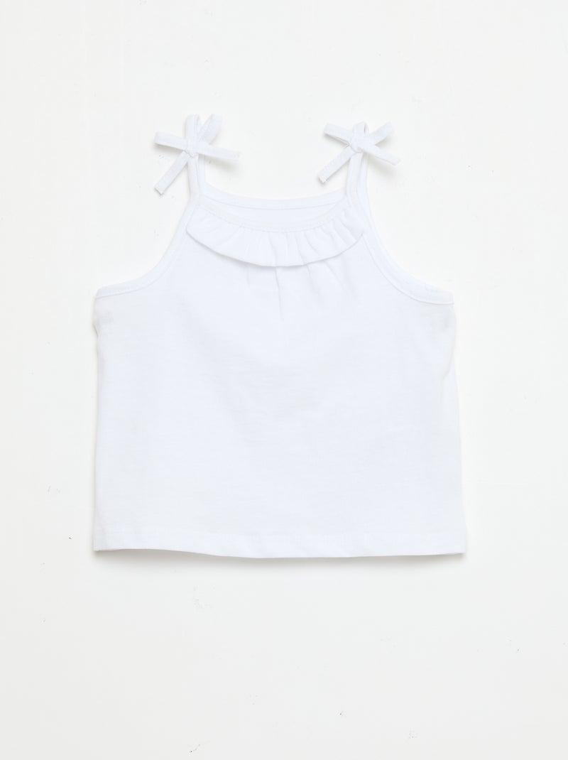 Lot de 2 débardeurs à bretelles Beige - Kiabi