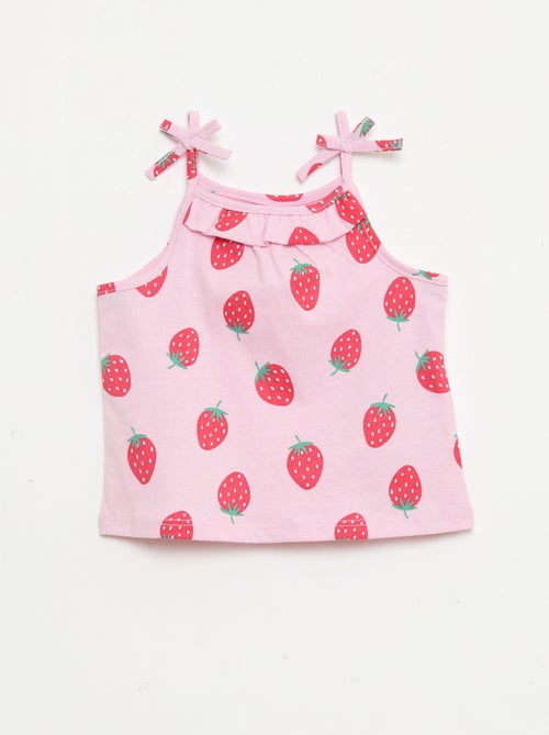 Lot de 2 débardeurs à bretelles - Kiabi