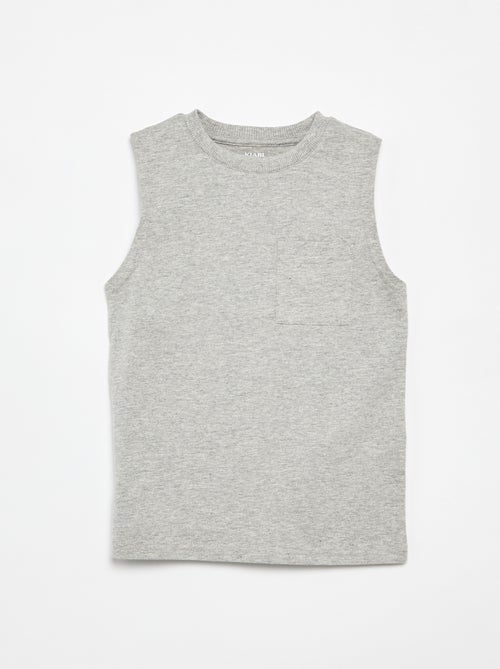 Lot de 2 débardeurs avec poche poitrine - Kiabi