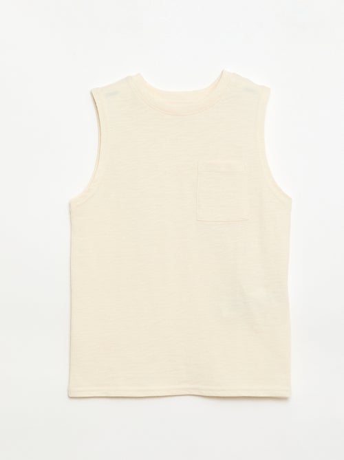 Lot de 2 débardeurs avec poche poitrine - Kiabi