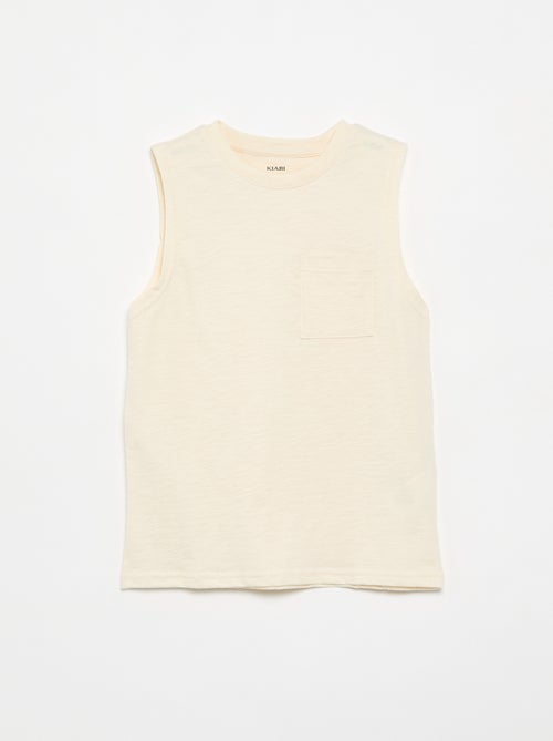 Lot de 2 débardeurs avec poche poitrine - Kiabi