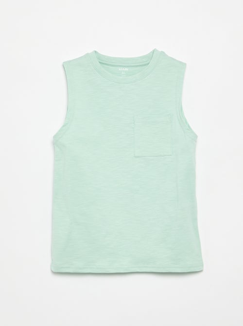 Lot de 2 débardeurs avec poche poitrine - Kiabi