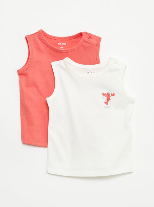 Lot de 2 débardeurs - Kiabi