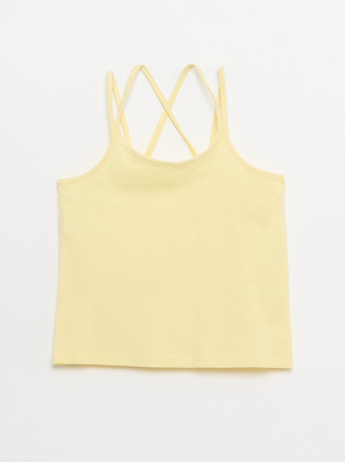 Lot de 2 débardeurs dont 1 imprimé - Kiabi