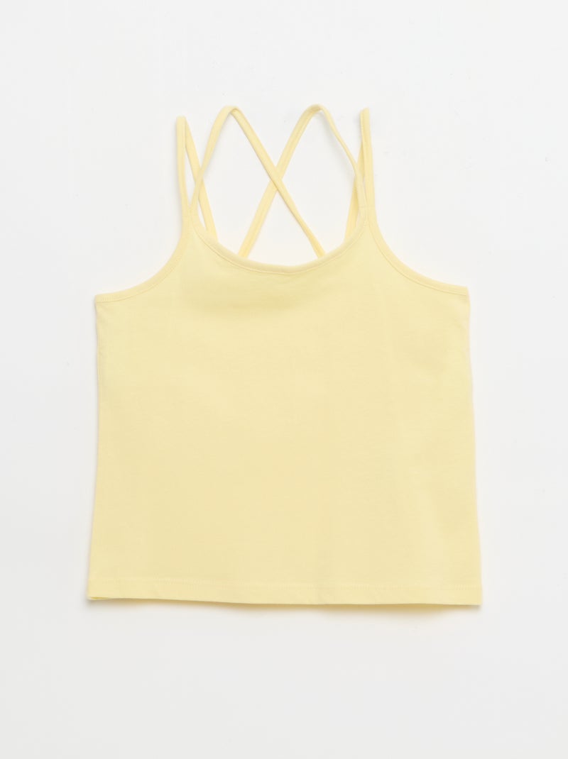 Lot de 2 débardeurs dont 1 imprimé Blanc - Kiabi