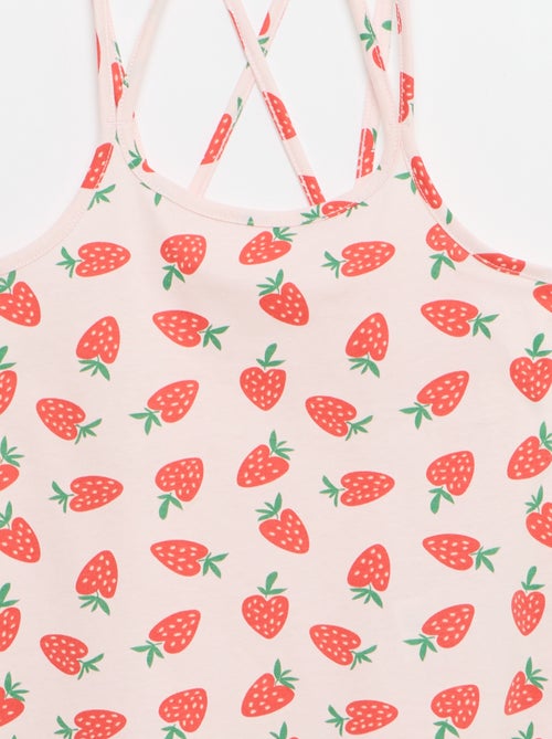 Lot de 2 débardeurs dont 1 imprimé - Kiabi