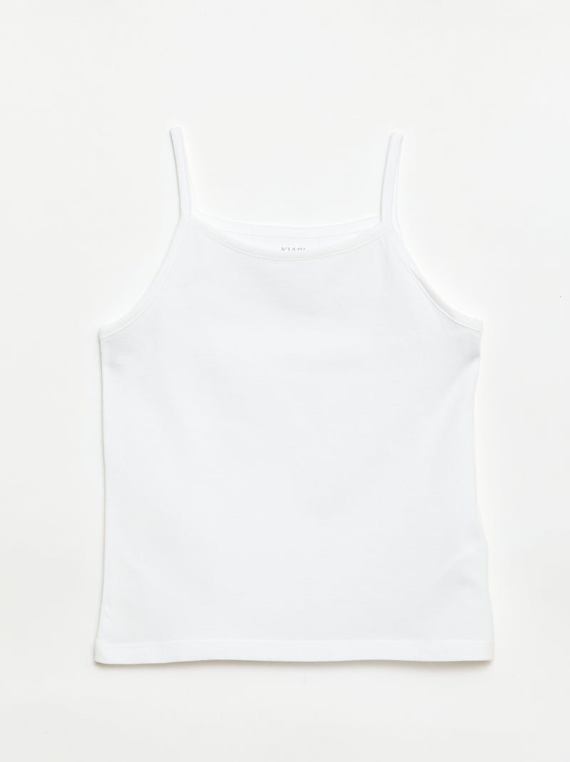 Lot de 2 débardeurs Noir - Kiabi