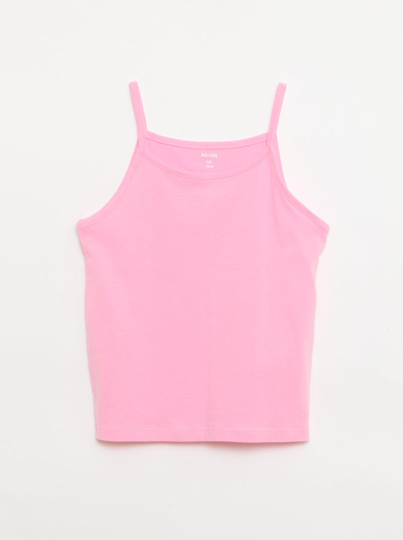 Lot de 2 débardeurs Rose - Kiabi