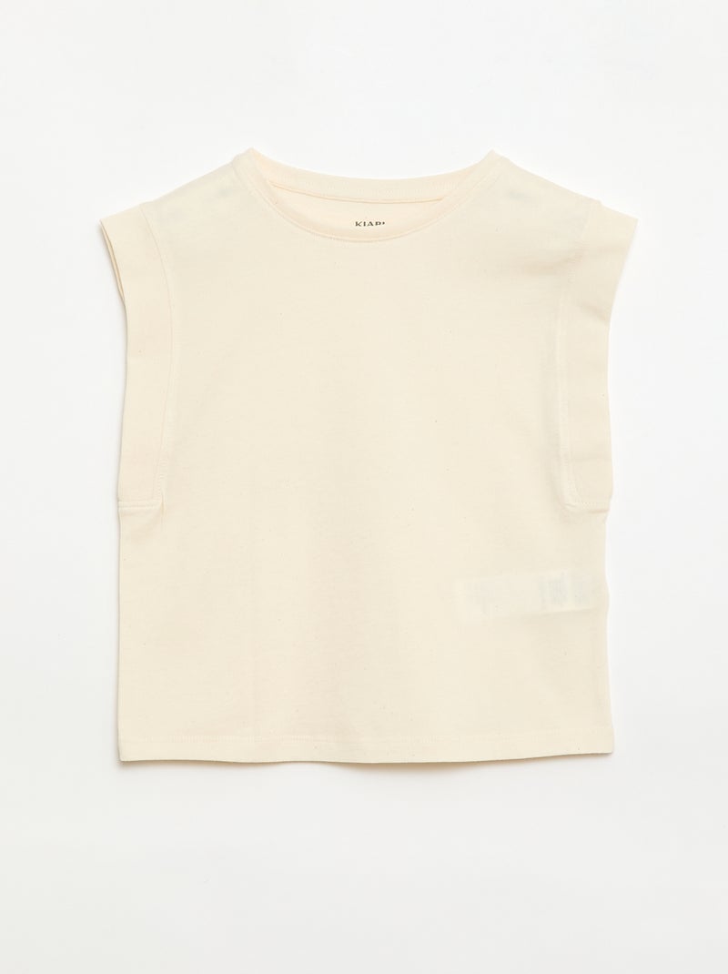 Lot de 2 débardeurs uni Rose - Kiabi