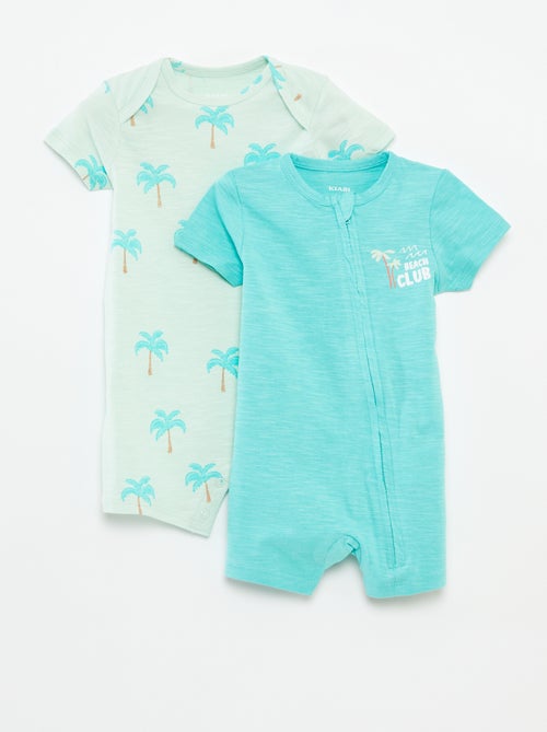 Lot de 2 dors bien à manches courtes - Kiabi