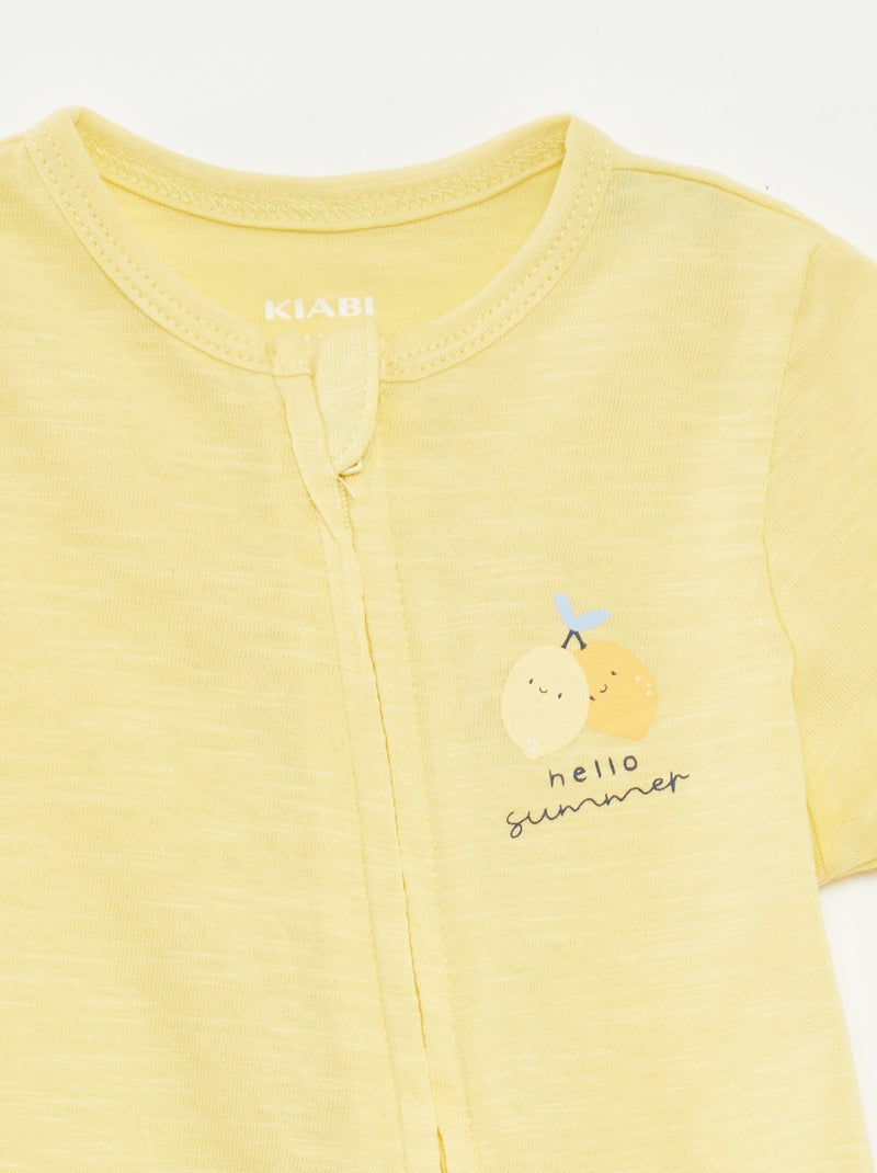 Lot de 2 dors bien à manches courtes BLEU - Kiabi