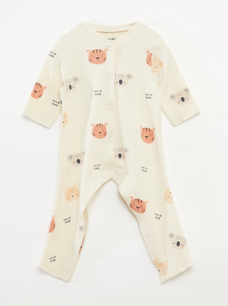 Lot de 2 dors bien avec ouverture - collection facile à enfiler BEIGE - Kiabi