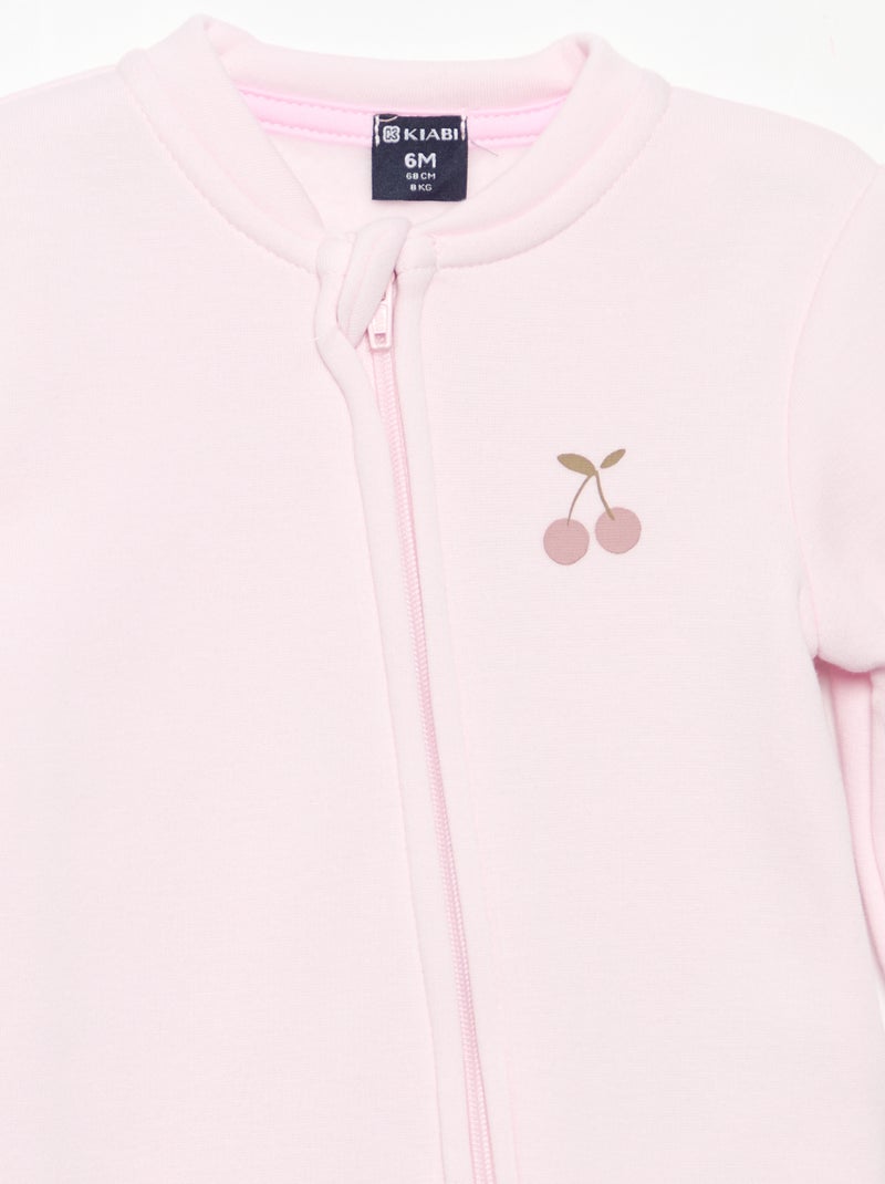 Lot de 2 dors bien en polaire Rose - Kiabi