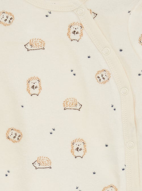 Lot de 2 dors-bien en velours - Kiabi