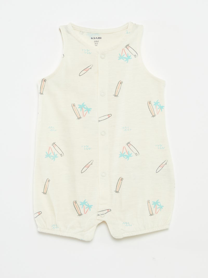 Lot de 2 dors bien légers sans manches BLANC - Kiabi