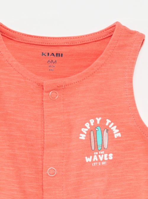 Lot de 2 dors bien légers sans manches - Kiabi