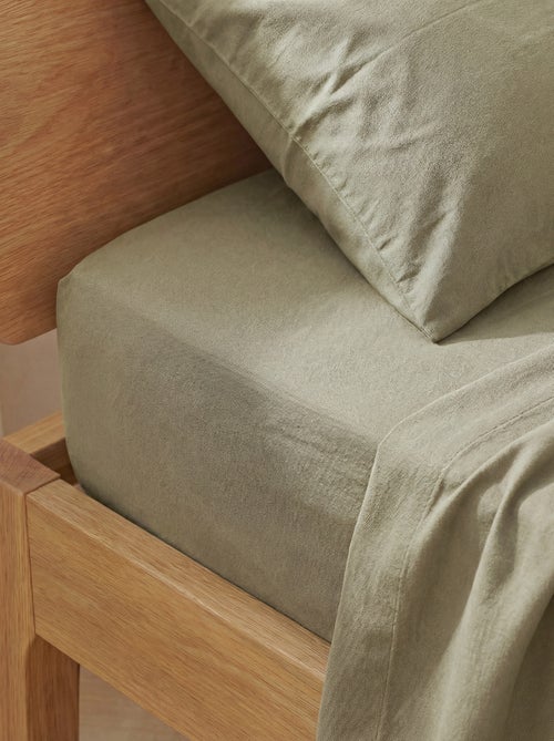 Lot de 2 draps housse bébé 70x140 en jersey - Kiabi Home - Kiabi