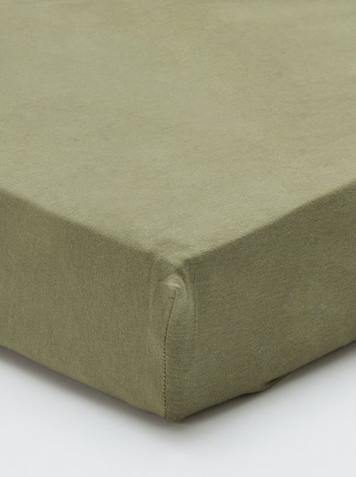 Lot de 2 draps housse bébé 70x140 en jersey - Kiabi Home - Kiabi