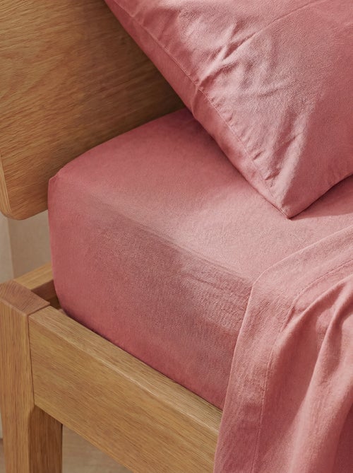 Lot de 2 draps housse bébé 70x140 en jersey - Kiabi Home - Kiabi
