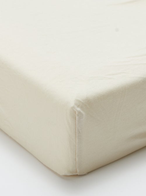 Lot de 2 draps housse bébé 70x140 en jersey - Kiabi Home - Kiabi