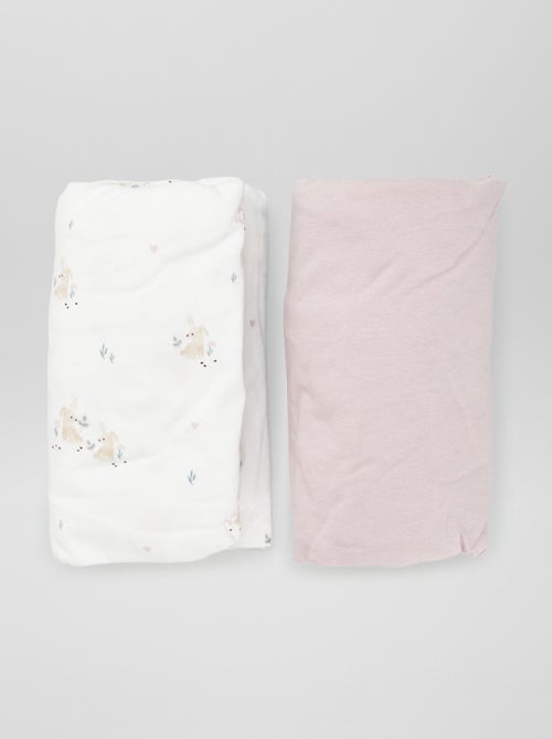 Lot de 2 draps housse - Kiabi