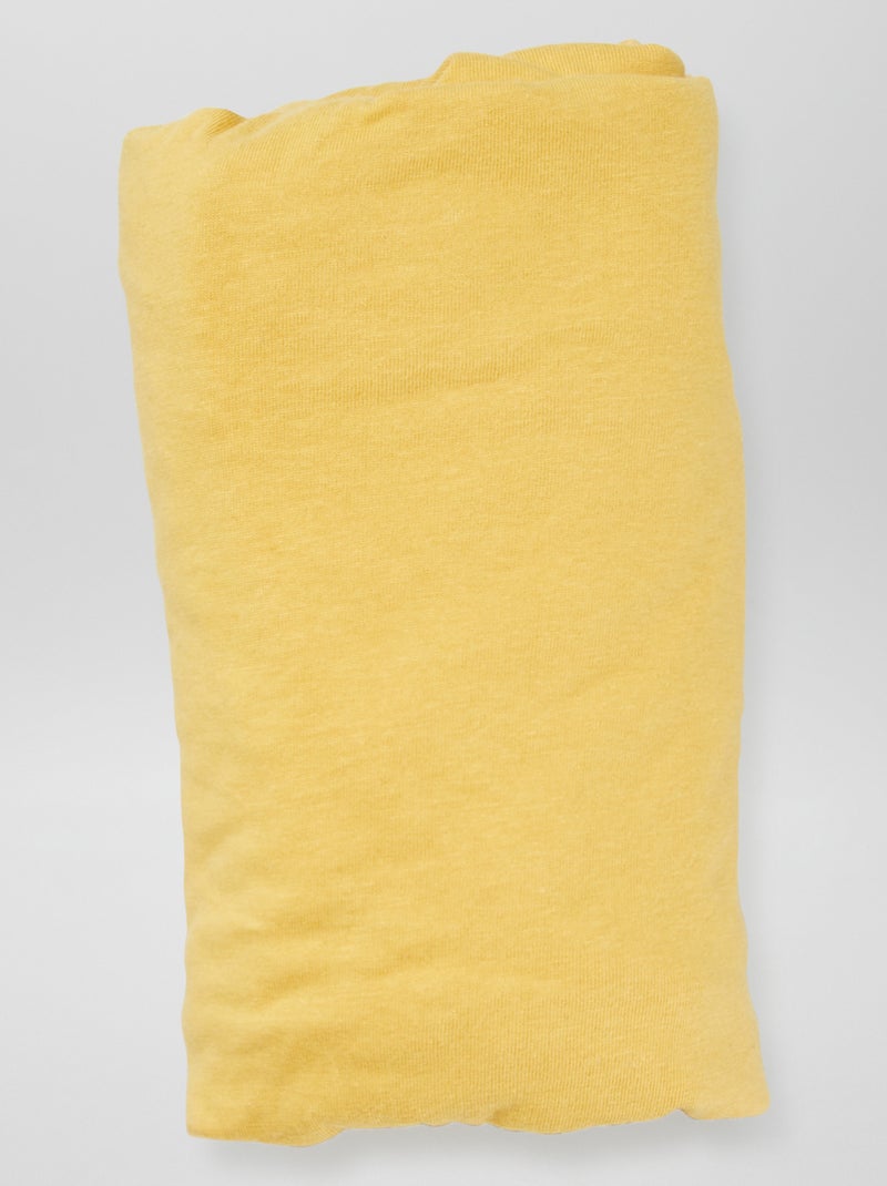 Lot de 2 draps housses 'Disney' Blanc/jaune - Kiabi