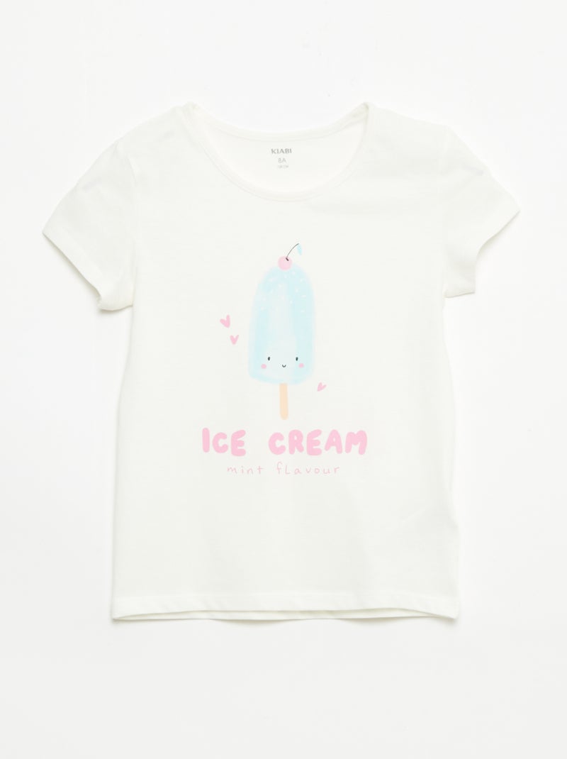 Lot de 2 ensembles de pyjama court en jersey coton Jaune - Kiabi