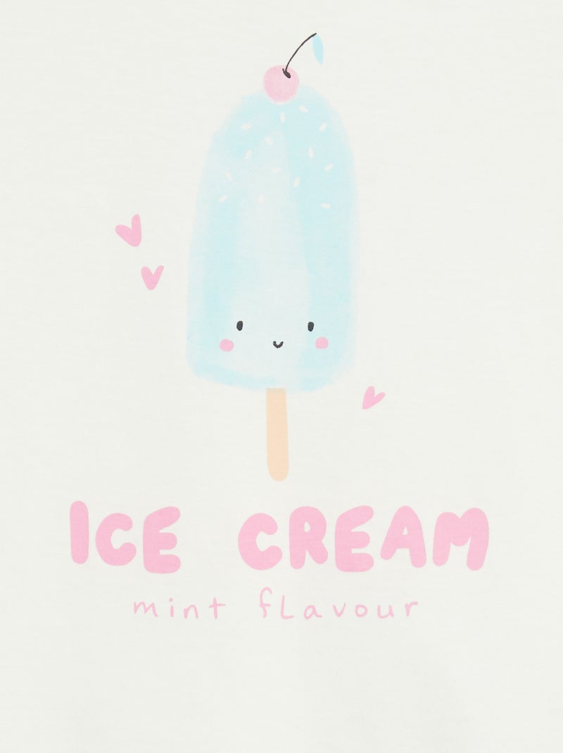 Lot de 2 ensembles de pyjama court en jersey coton Jaune - Kiabi