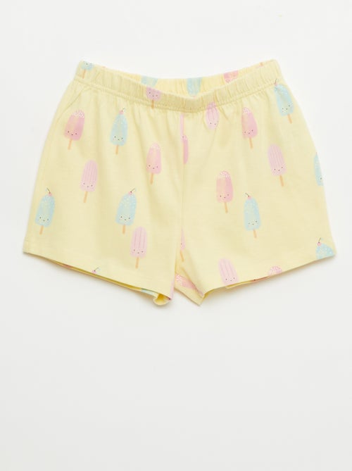 Lot de 2 ensembles de pyjama court en jersey coton - Kiabi