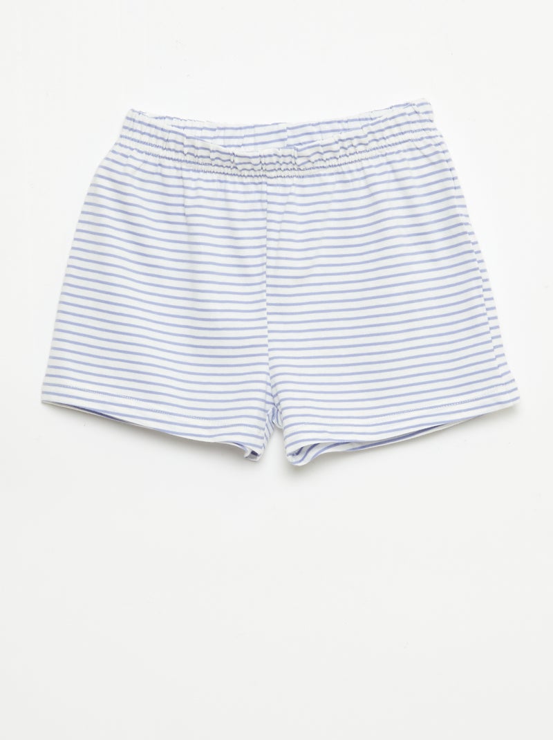 Lot de 2 ensembles de pyjama court en jersey coton Rose - Kiabi