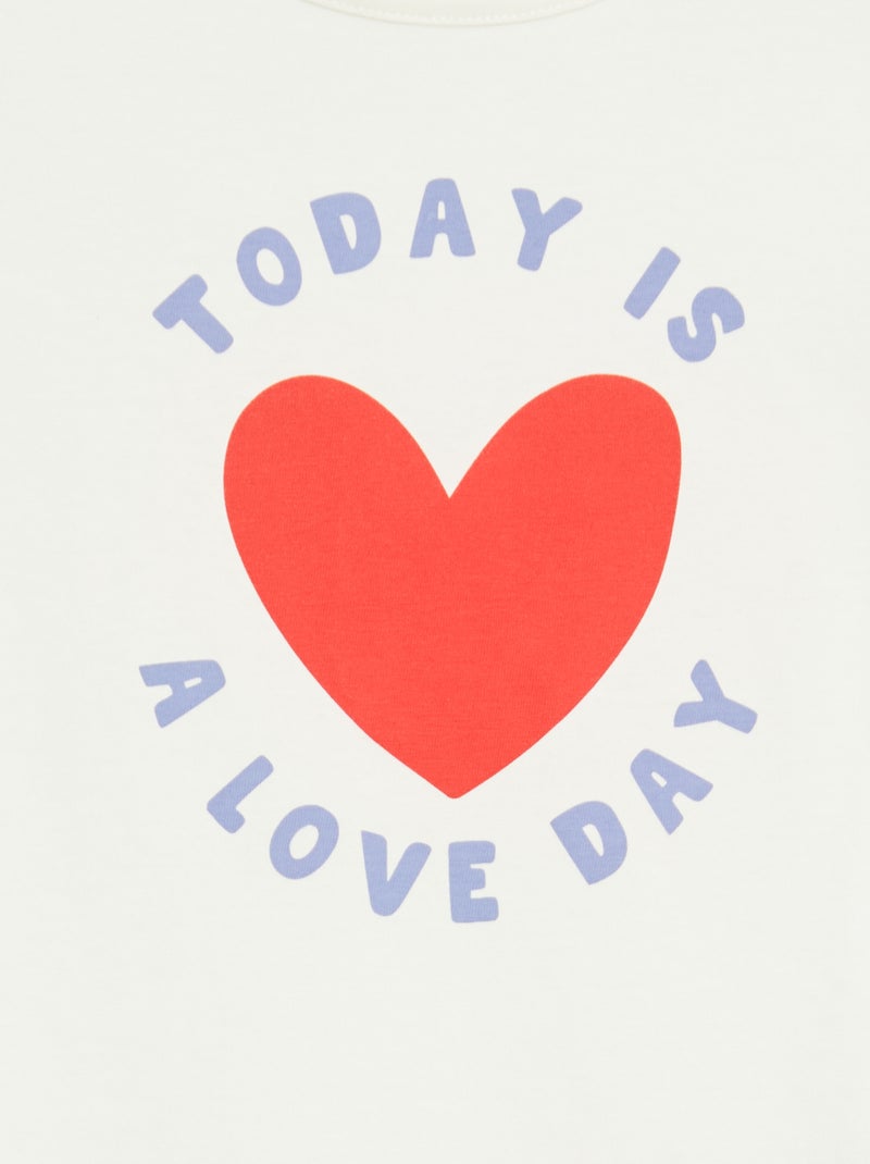 Lot de 2 ensembles de pyjama court en jersey coton Rose - Kiabi