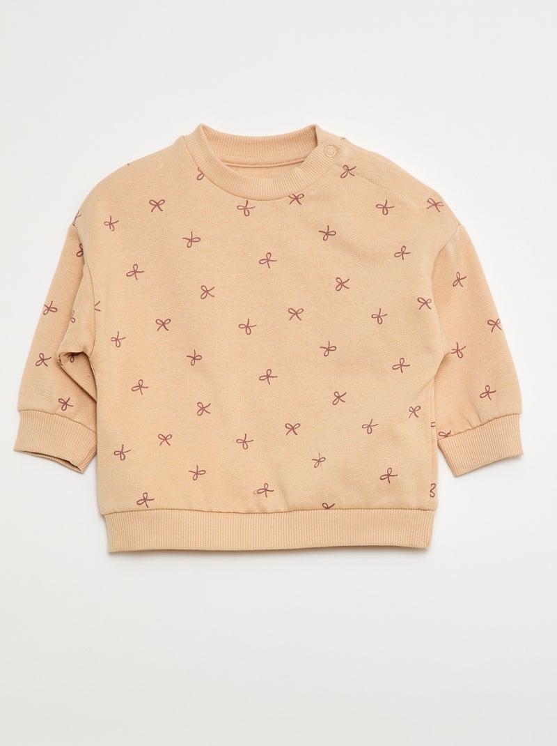 Lot de 2 ensembles pull + pantalon en coton Rose - Kiabi