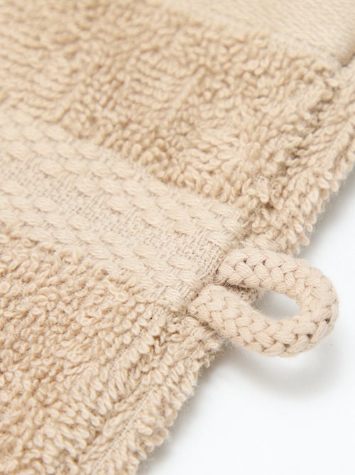 Lot de 2 gants de toilette - Kiabi Home - Kiabi