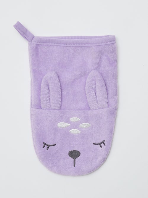 Lot de 2 gants de toilette enfant - Kiabi Home - Kiabi