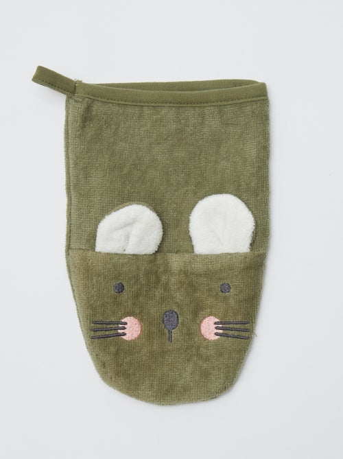 Lot de 2 gants de toilette enfant - Kiabi Home - Kiabi