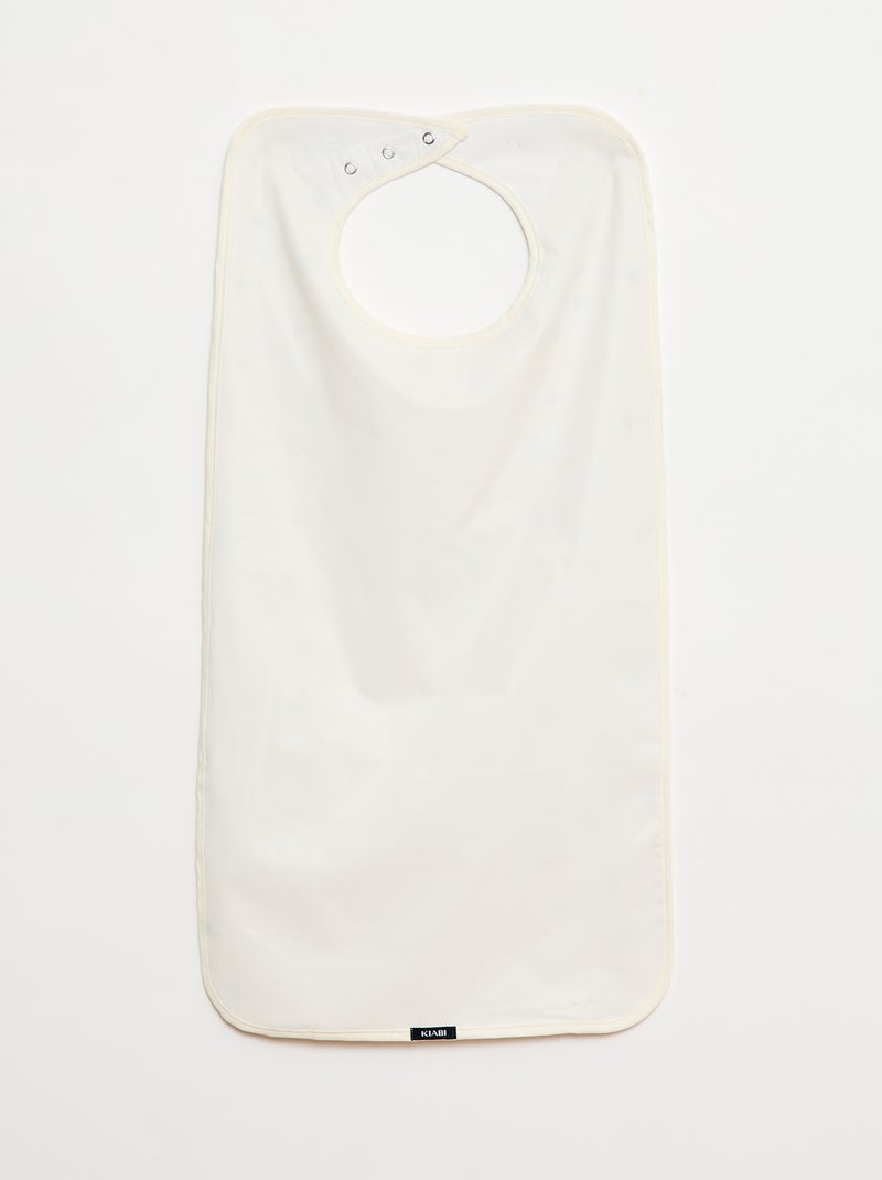 Lot de 2 grands bavoirs éponge - collection facile à enfiler Beige - Kiabi