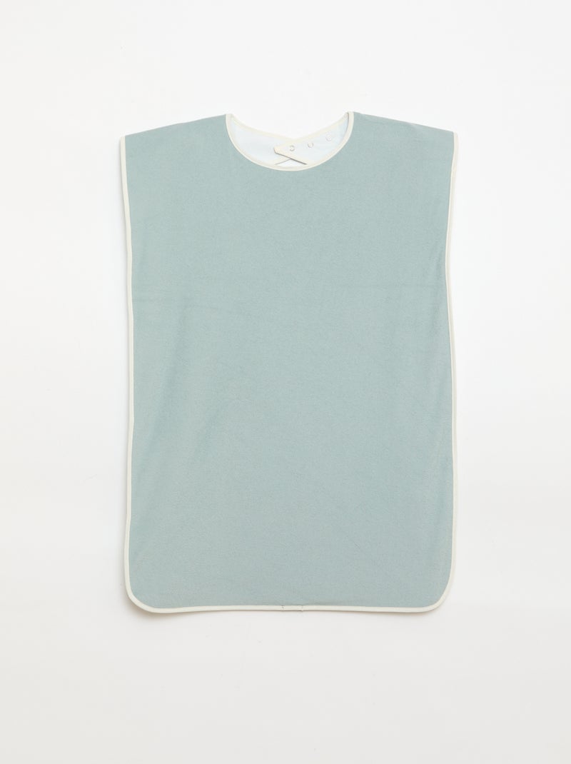 Lot de 2 grands bavoirs éponge - Collection facile à enfiler Bleu - Kiabi