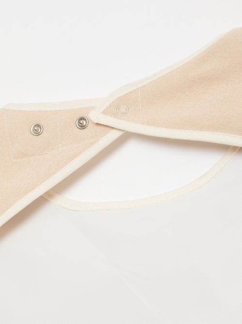 Lot de 2 grands bavoirs éponge - Collection facile à enfiler - Kiabi