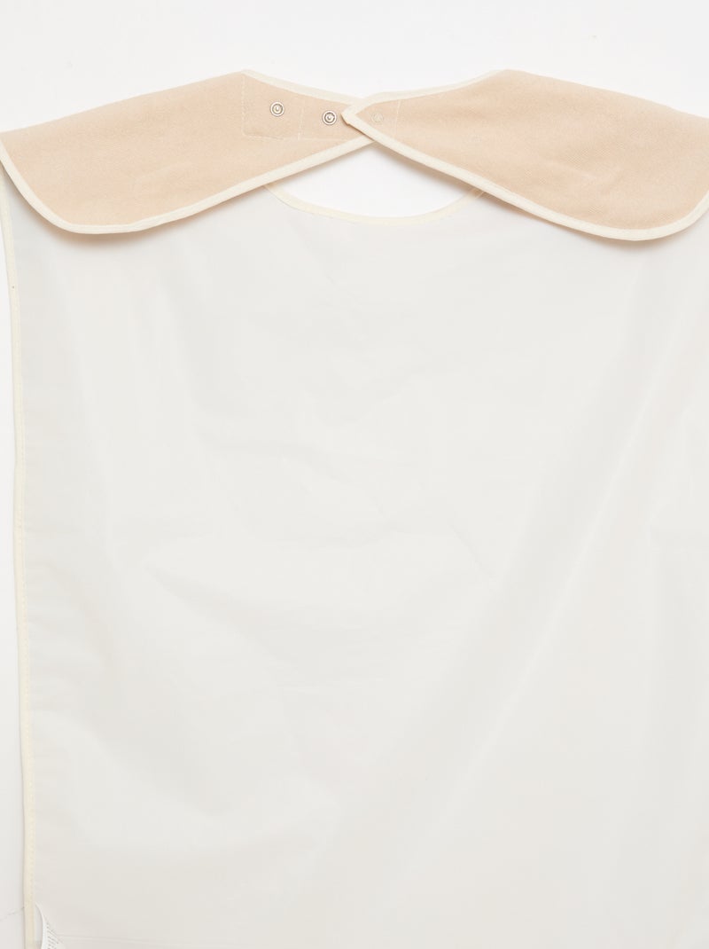 Lot de 2 grands bavoirs éponge - Collection facile à enfiler Bleu - Kiabi